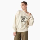 Dickies Women's Oxford Sweatshirt - Stone Whitecap Gray Size XS (FWR15)