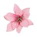 Christmas Special! HIMIWAY Glitter Christmas Flower Artificial Flowers Merry Christmas Decorations Home Xmas Tree Ornaments 12pcs 5.11*5.11 in