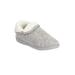 Wide Width Women's The Dahlea Slipper Bootie by Comfortview in Grey (Size L W)