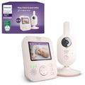 Philips Avent Babyphone mit Kamera Advanced, 1080p – sicheres Video Babyphone, 2,8 Zoll Bildschirm, 2-Fach Zoom, Nachtsicht, Gegensprechfunktion, Schlaflieder, Baby Monitor (Modell SCD881/26)