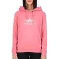 Alpha Industries New Basic Hoody Wmn Kapuzensweat für Damen Coral Red