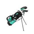 Aspire Junior Plus Complete Golf Club Set for Children Kids - 5 Age Groups Boys & Girls - Right Hand (Green Ages 7-8)