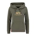 Alpha Industries New Basic Hoody G wmn Kapuzensweat für Damen Dark Olive