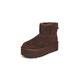 UGG Damen Classic Mini Platform Fashion Boot, Gebranntes Zedernholz, 41 EU