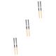 ERINGOGO 6 Pcs Drum Drum Brush Instrument Accessories Wire Cleaning Brushh Jazz Drum Brush Jazz Drum Wire Drum Rollers Cajon Drumset Drum Stick Brush Wood Maple Fan