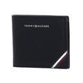 Tommy Hilfiger Men Leather Wallet Central Mini Cc, Black (Black), One Size