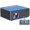 XElectron WiFi S2 Mini Projector Full HD 1080P, 7000 Lumen Portable projector Compatible with iOS/Android/Tablet/PC/TV Stick/USB | 150 inch Display with HDMI, AV, USB, Audio Out Ports (T4, Blue)