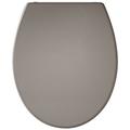 GELCO Presto Plastic Toilet Seat with Soft-Closing/Lime Green taupe