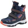 Winterstiefel KIDSWORLD, Kinder, Gr. 34, blau (navy, orange), Synthetik, Mesh, sportlich, Schuhe
