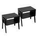 Ebern Designs Bamboo Stackable End Tables, Living Room Nightstand | 24.9 H x 15.7 W x 11.4 D in | Wayfair 88334CC4F06F4BADBDD04A90A7AA6685