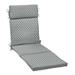 Arden Selections 1 - Piece Outdoor Seat/Back Cushion Polyester in Gray | 2.5 H x 21 W x 72 D in | Wayfair MQ04856B-D9Z1