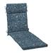 Arden Selections 1 - Piece Outdoor Seat/Back Cushion Polyester in Blue | 2.5 H x 21 W x 72 D in | Wayfair MQ02856B-D9Z1