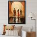 Red Barrel Studio® Native American Art Tribal Vision IV - Native American Canvas Wall Art Canvas, in Orange/Red/Yellow | Wayfair