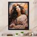Everly Quinn Boho Latina Woman Ethereal Beauty II - Portrait Wall Art Living Room Metal | 32 H x 24 W x 1 D in | Wayfair
