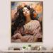 Everly Quinn Boho Latina Woman Ethereal Beauty II - Portrait Wall Art Living Room Metal | 40 H x 30 W x 1.5 D in | Wayfair