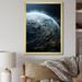 Latitude Run® Grey Ganymede Planet Subdued - Space Planet Canvas Art Print Metal in Gray | 32 H x 16 W x 1 D in | Wayfair