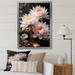 Red Barrel Studio® Caisi Egypt Lotus Serenity II Framed On Canvas Print Canvas, Cotton in Black/Green/Pink | 20 H x 12 W x 1 D in | Wayfair