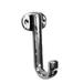 Hickory Hardware Euro-Contemporary Zinc 1 - Hook Coat Rack Metal in Gray | 4.75 H x 2.25 W x 2.19 D in | Wayfair S077189-CH-10B