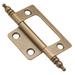 Hickory Hardware Traditional Hinge in Yellow | 3.13 H x 1.44 W in | Wayfair P8294-AB-10B