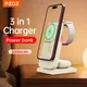 PZOZ-Banque d'alimentation portable 3 en 1 support de téléphone portable chargeur sans fil PD