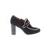 Derek Lam Heels: Black Shoes - Women's Size 38.5 - Almond Toe