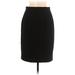 Jessica Howard Casual Pencil Skirt Knee Length: Black Print Bottoms - Women's Size 10