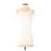 Athleta Active Tank Top: White Activewear - Women's Size Small