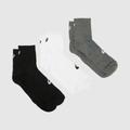 ASICS multi quarter socks 3 pack