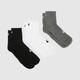 ASICS multi quarter socks 3 pack