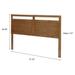 Farmhouse Double Panel Wood Headboard, King or Queen