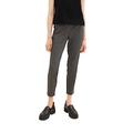 TOM TAILOR Damen 1039809 Loose Fit Chino Hose mit Karomuster, 27648-grey Glencheck, 36/28