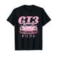 Jdm Motorsports Auto Drift Pink GT3 RS Auto Grafik Japan T-Shirt