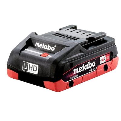 METABO 18V 4.0Ah LiHD 18.0V Li-Ion Battery, 4.0Ah Capacity