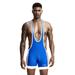 Men s Sports Tights Wrestling Wear Workout Weightlifting Clothing Cycling clothing One Piece Vest