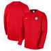 Men's Nike Red Team USA Waffle Knit Long Sleeve T-Shirt