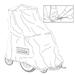 Heavy Duty Weather Cover for Pride Scooters and Power Chairs-Power Chair-Medium