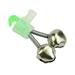 5 Pcs Fishing Rod Alarm Bells Clip Style Dual Bells Rod Clamp Tip Clip Twin Alert Bells