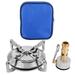 Windproof Foldable Stove Burner Mini Stove Portable Mini Camping Stoves Folding Outdoor Gas Stove Portable Furnace Picnic Cooker Burner