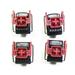 4Pcs V2 Slient Liner Red Optical Switches for Razer Huntsman Elite Gaming Mechanical Keyboard Hot Swap Switch