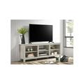 Maykoosh Rustic Revival 70 Wide TV Stand with Open Shelves and Cable Management