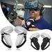 Touch Controller Grip Cover&Knuckle Strap Set for Oculus Quest 2 Anti-Sweat Waterproof Anti-Throw Silicone Oculus Quest 2 VR Accessories Set