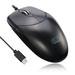 Adesso - Full-size Mouse - Optical - Cable - Black - USB Type C - 1200 dpi - Scroll Wheel - 3 Button(s) - Symmetrical - TAA Compliant