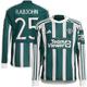 Manchester United Cup adidas Away Shirt 2023-24 - Kids Long Sleeve With Rabjohn 25 Printing