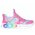 Skechers Girl's Slip-ins: Infinite Heart Lights Sneaker | Size 1.0 | Pink | Synthetic/Textile