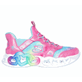 Skechers Girl's Slip-ins: Infinite Heart Lights Sneaker | Size 13.0 | Pink | Synthetic/Textile