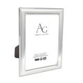 Arbras Gallery Classic Beaded Design Sterling Silver Photo Frame 10" x 8" with Wood Back