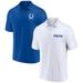 Men's Fanatics Branded White/Royal Indianapolis Colts Lockup Two-Pack Polo Set