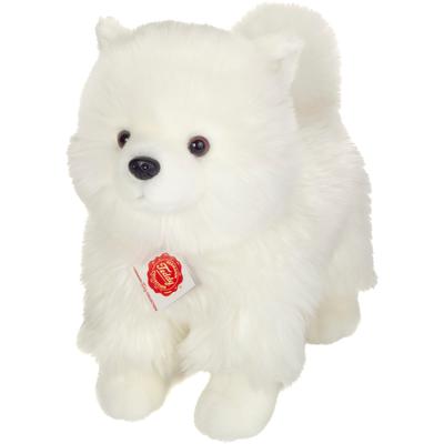 Kuscheltier TEDDY HERMANN "Zwergspitz, weiß, stehend, 35 cm" Plüschfiguren weiß Kinder