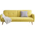 3-Sitzer SALESFEVER Sofas Gr. B/H/T: 188 cm x 80 cm x 85 cm, Strukturstoff, Strukturstoff fein Gelb, gelb (gelb, natur) 3-Sitzer Sofas