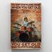 MentionedYou You Get Old When You Stop Playing Drums - 1 Piece Rectangle Graphic Art Print On Wrapped Canvas in Blue/Brown/Red | Wayfair